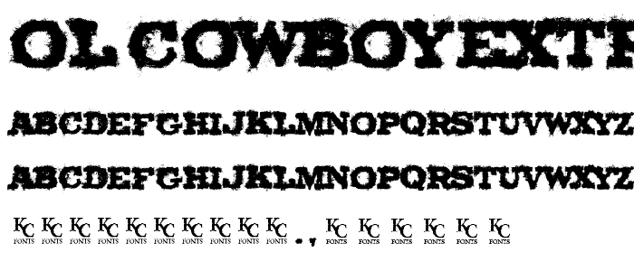 Ol Cowboy ExtraBold DEMO police